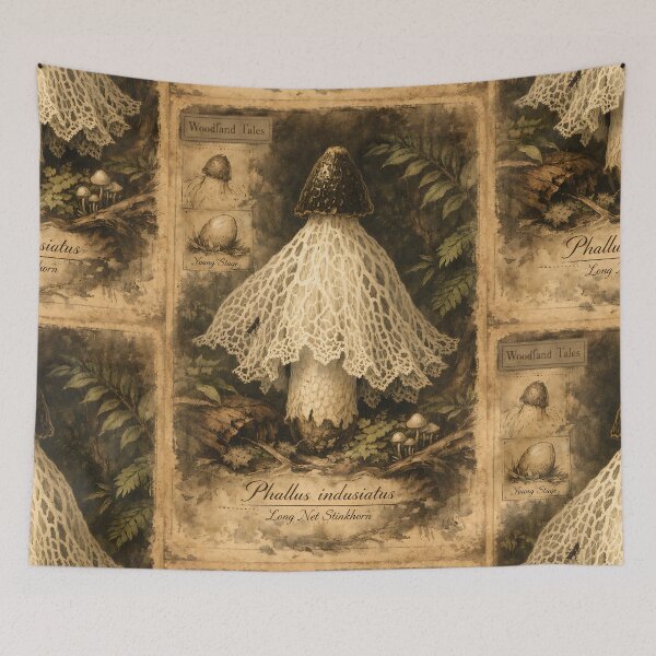 Item preview, Lace-Winged Veil - Mushroomcore designed and sold by bapupa.