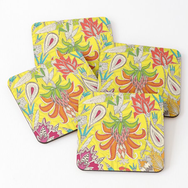 Item preview, chintz pop yellow designed and sold by scrummy.