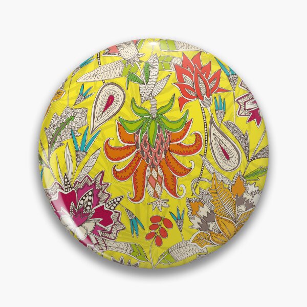 Item preview, chintz pop yellow designed and sold by scrummy.