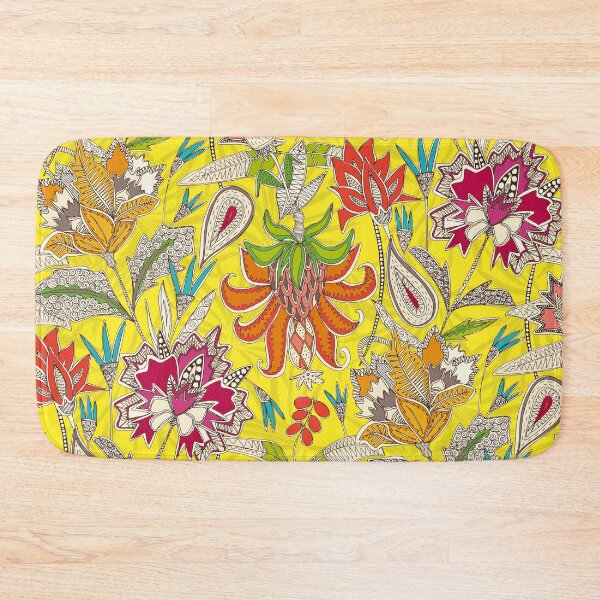 Item preview, chintz pop yellow designed and sold by scrummy.