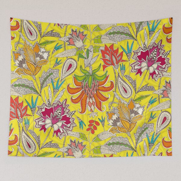 Item preview, chintz pop yellow designed and sold by scrummy.