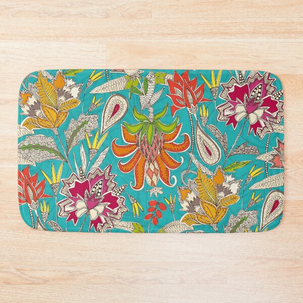 Item preview, chintz pop turquoise designed and sold by scrummy.