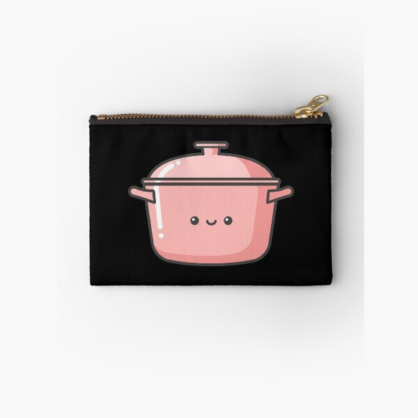 Item preview, Kawaii Dutch Oven with Smiling Face designed and sold by BRU Design.