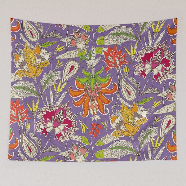 Item preview, chintz pop violet designed and sold by scrummy.