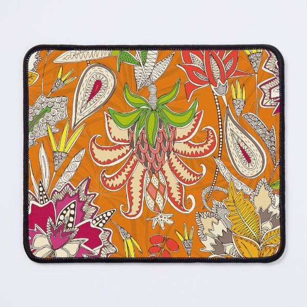 Item preview, chintz pop orange designed and sold by scrummy.