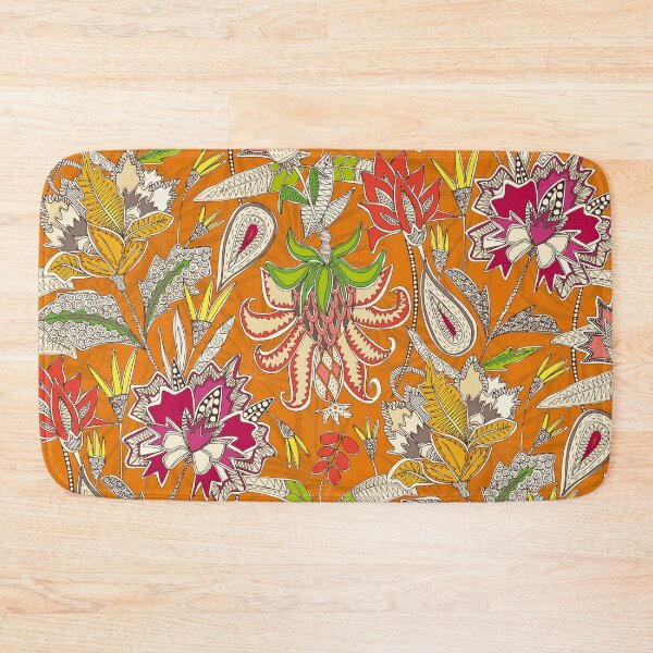 Item preview, chintz pop orange designed and sold by scrummy.