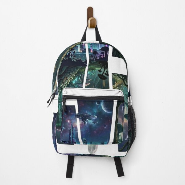 Item preview, Sci Fi Fantasy Portal Art - Futuristic City and Crystal Castle designed and sold by Dzblack.