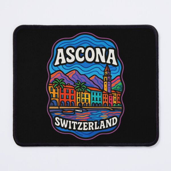 Item preview, Ascona Switzerland Trippy Art designed and sold by TomFrontierArt.