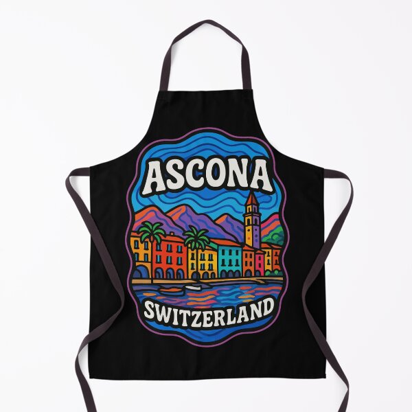 Item preview, Ascona Switzerland Trippy Art designed and sold by TomFrontierArt.
