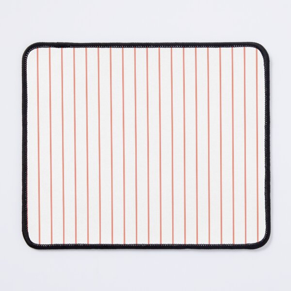 Item preview, Pinstriped White And Coral Pattern designed and sold by pattern-archive.