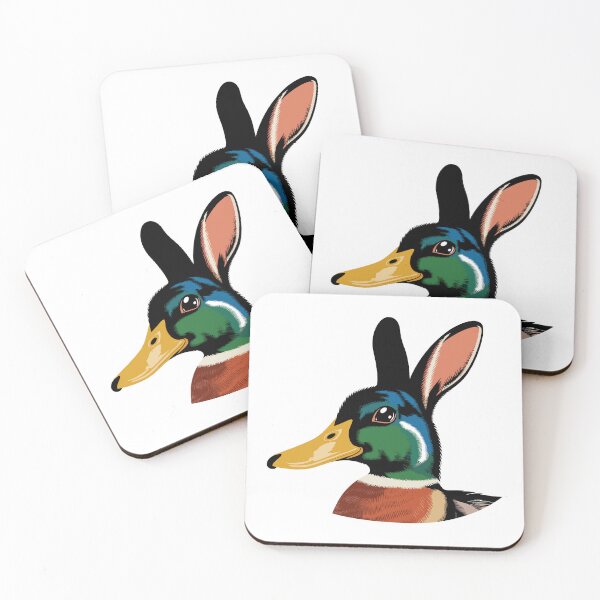 Item preview, Realistic Duck Rabbit Illusion Art - Detailed Wildlife Illustration designed and sold by ArthousePromos.
