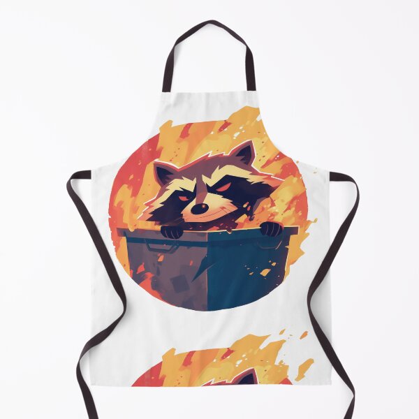 Item preview, Raccoon in a dumpster fire designed and sold by MendaciousMina.