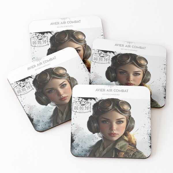 Item preview, Female fighter Avier pilot called Monique designed and sold by AvierAero.