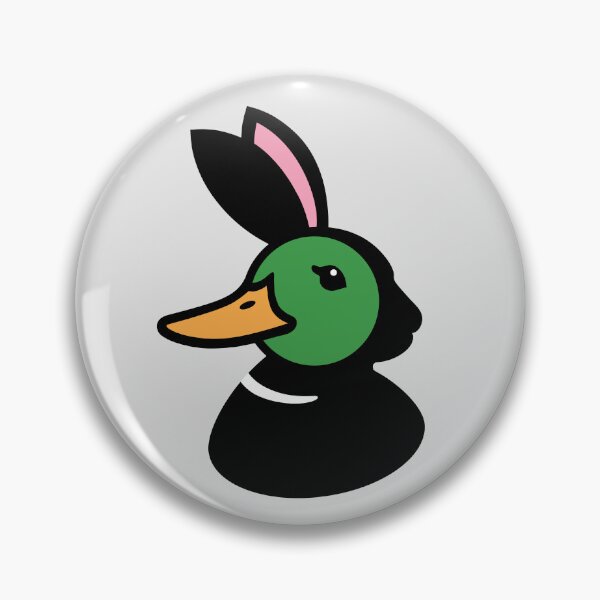 Item preview, Mallard Duck Rabbit Illusion Design - Colorful Nature Graphic Art designed and sold by ArthousePromos.