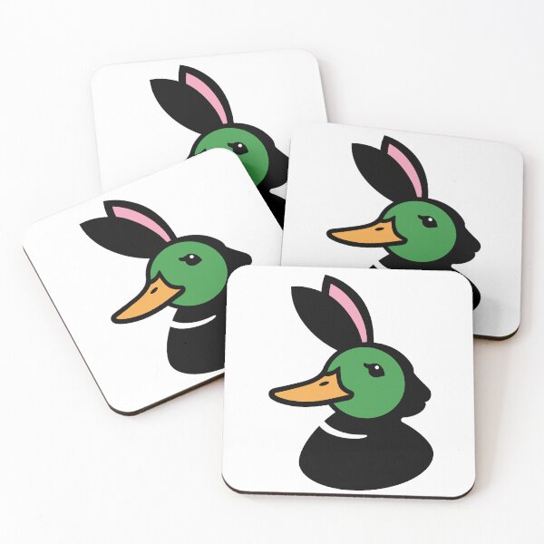 Item preview, Mallard Duck Rabbit Illusion Design - Colorful Nature Graphic Art designed and sold by ArthousePromos.