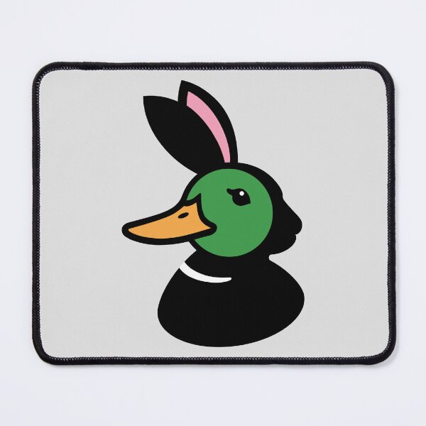 Item preview, Mallard Duck Rabbit Illusion Design - Colorful Nature Graphic Art designed and sold by ArthousePromos.