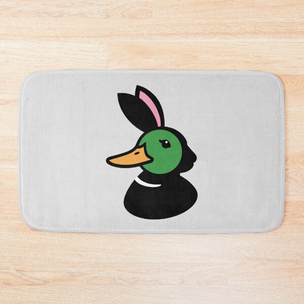 Item preview, Mallard Duck Rabbit Illusion Design - Colorful Nature Graphic Art designed and sold by ArthousePromos.