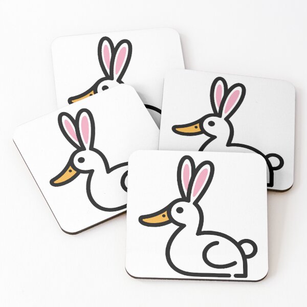 Item preview, Modern Duck Rabbit Logo Design - Sleek Minimalist Animal Art designed and sold by ArthousePromos.