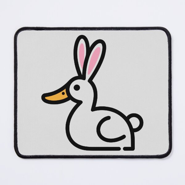 Item preview, Modern Duck Rabbit Logo Design - Sleek Minimalist Animal Art designed and sold by ArthousePromos.