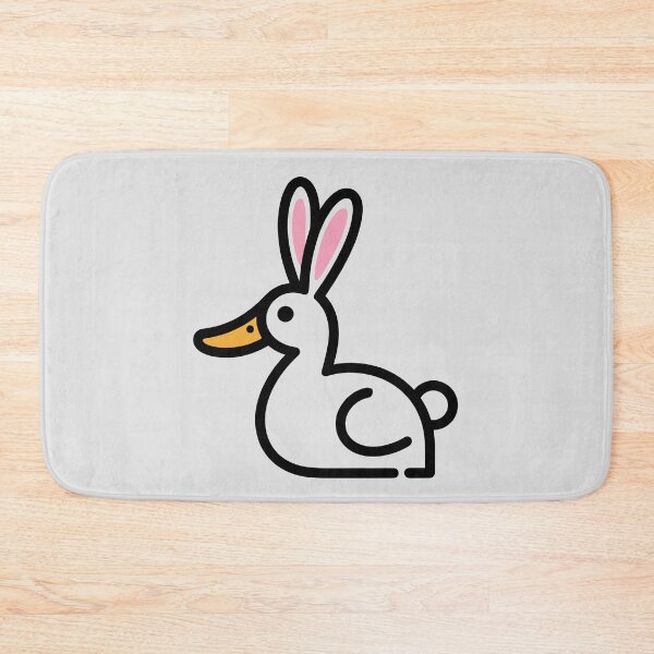 Item preview, Modern Duck Rabbit Logo Design - Sleek Minimalist Animal Art designed and sold by ArthousePromos.