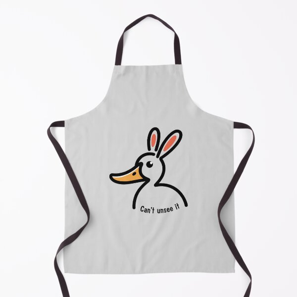 Item preview, "Can't Unsee It" Funny Optical Illusion Design - Duck Rabbit Line Art designed and sold by ArthousePromos.