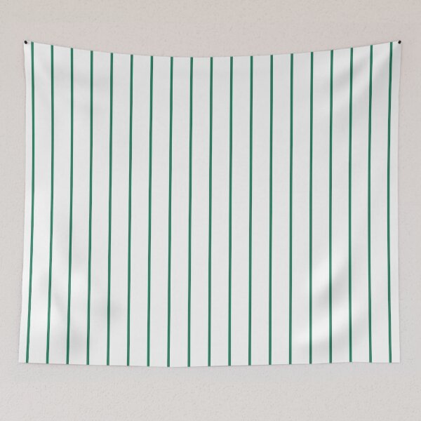 Item preview, Pinstriped White And Green Pattern designed and sold by pattern-archive.