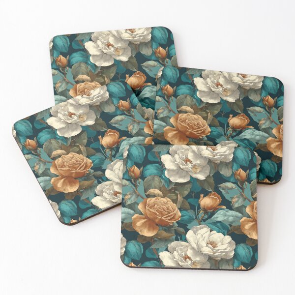 Item preview, Charming Gardenias Texture - Flower Floral Pattern  - Wedding Anniversary Gifts designed and sold by RoyalStarsPatts.