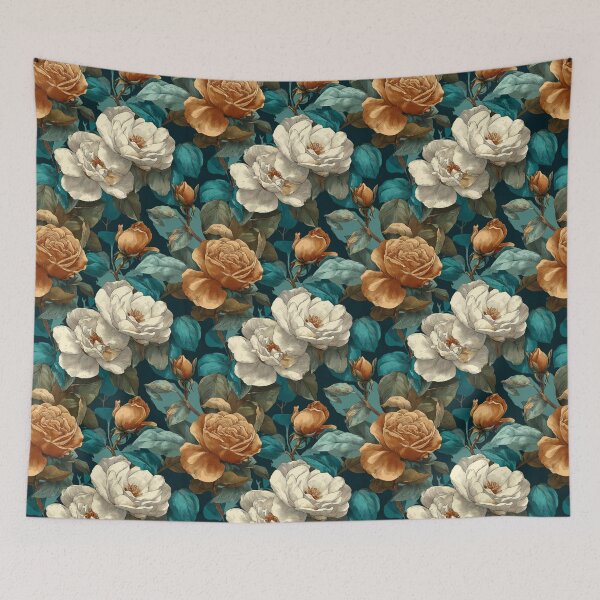 Item preview, Charming Gardenias Texture - Flower Floral Pattern  - Wedding Anniversary Gifts designed and sold by RoyalStarsPatts.