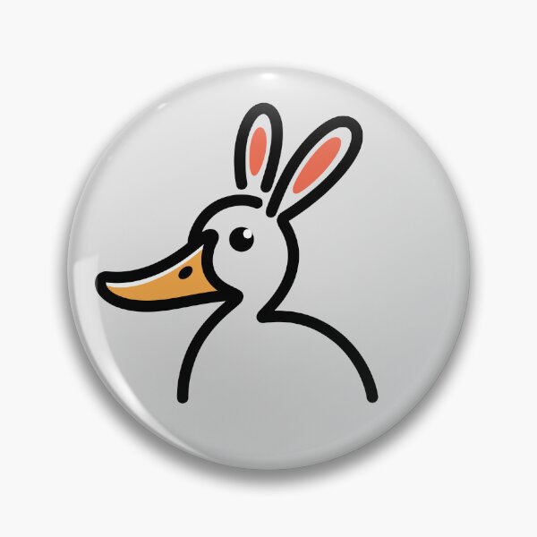 Item preview, Minimalist Duck or Rabbit Illusion Design - Simple Line Art Graphic designed and sold by ArthousePromos.