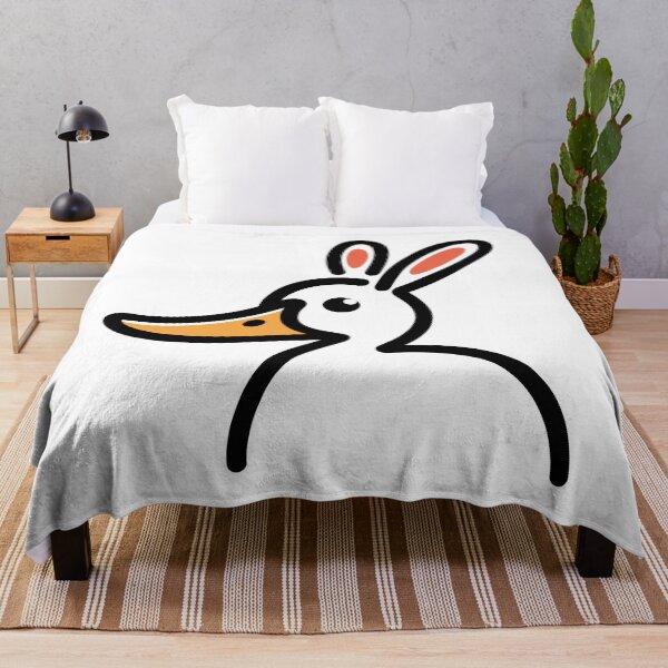 Item preview, Minimalist Duck or Rabbit Illusion Design - Simple Line Art Graphic designed and sold by ArthousePromos.