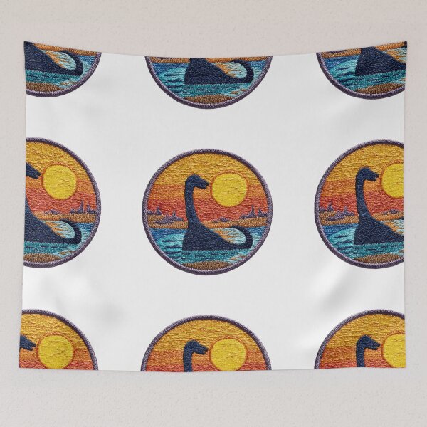 Item preview, Loch Ness monster merit badge designed and sold by MendaciousMina.