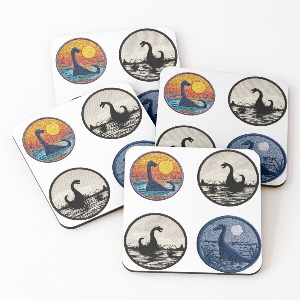 Item preview, Mini Loch Ness monster merit badges sticker pack designed and sold by MendaciousMina.