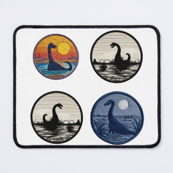 Item preview, Mini Loch Ness monster merit badges sticker pack designed and sold by MendaciousMina.