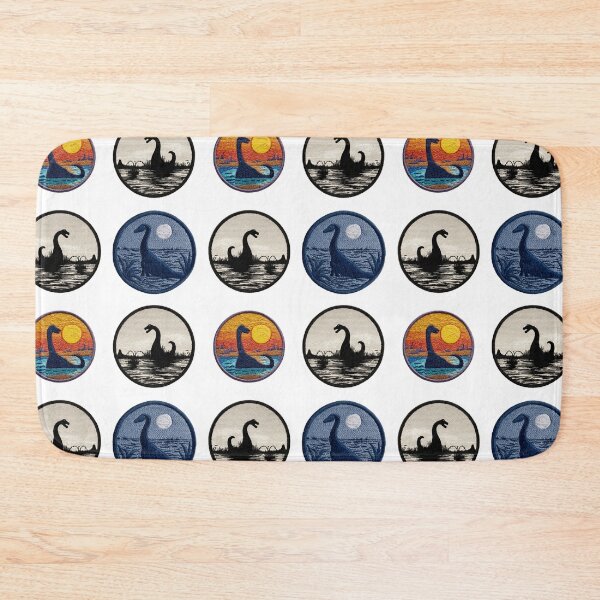 Item preview, Mini Loch Ness monster merit badges sticker pack designed and sold by MendaciousMina.