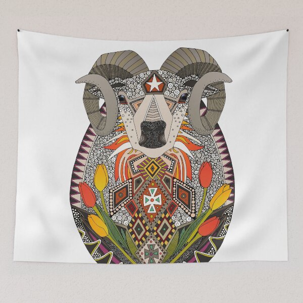 Item preview, Aries ram white designed and sold by scrummy.