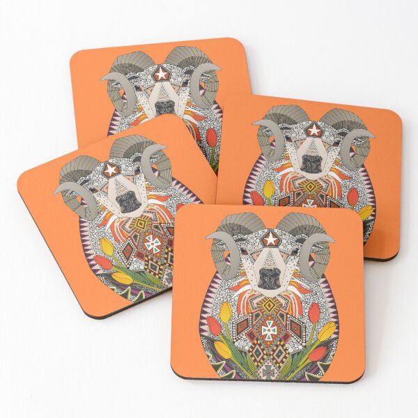 Item preview, Aries ram orange designed and sold by scrummy.