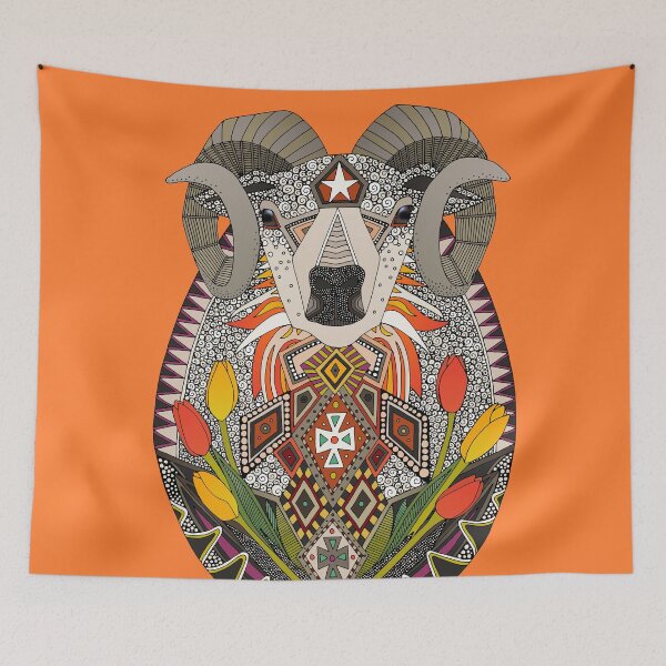 Item preview, Aries ram orange designed and sold by scrummy.