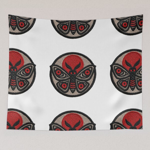Item preview, Mothman merit badge designed and sold by MendaciousMina.