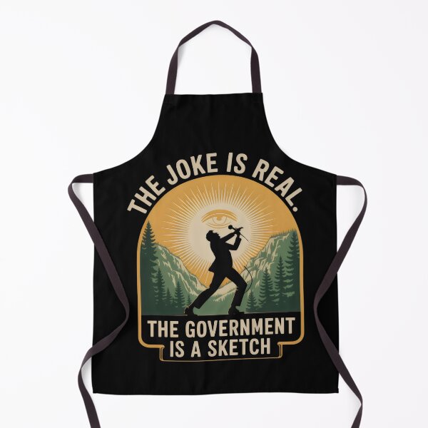 Item preview, Government Is A Sketch Political Satire Vintage Poster designed and sold by SplashTastic.