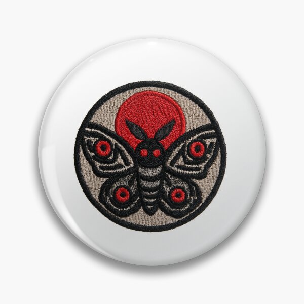 Item preview, Mothman merit badge designed and sold by MendaciousMina.