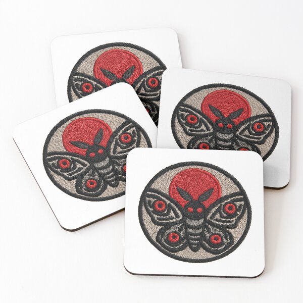 Item preview, Mothman merit badge designed and sold by MendaciousMina.