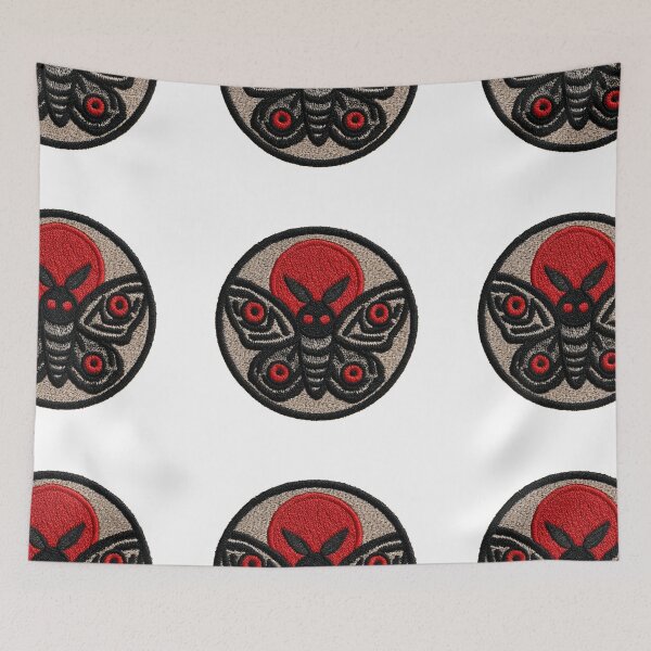 Item preview, Mothman merit badge designed and sold by MendaciousMina.