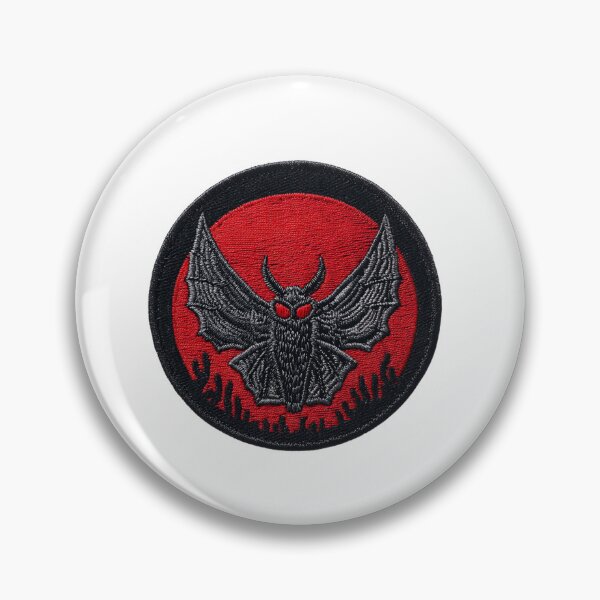 Item preview, Mothman merit badge designed and sold by MendaciousMina.