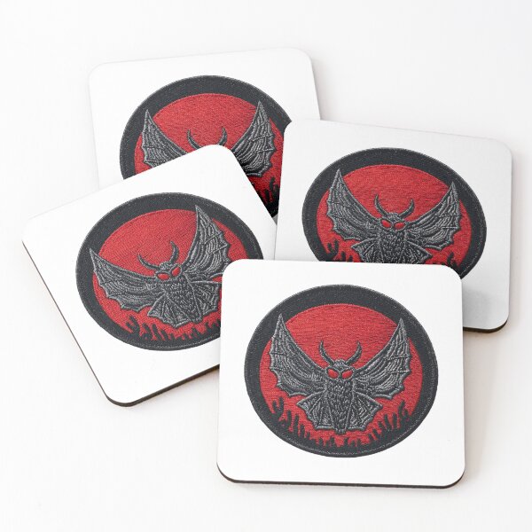 Item preview, Mothman merit badge designed and sold by MendaciousMina.