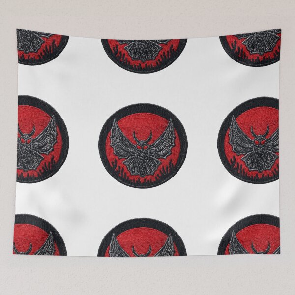 Item preview, Mothman merit badge designed and sold by MendaciousMina.