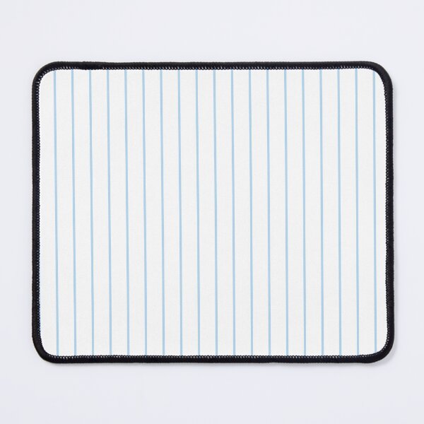 Item preview, Pinstriped White And Ice Blue Pattern designed and sold by pattern-archive.