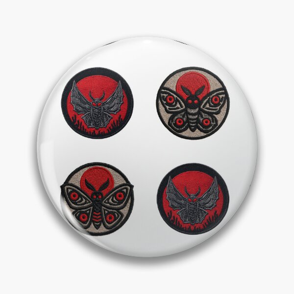 Item preview, Mini Mothman merit badges sticker pack designed and sold by MendaciousMina.