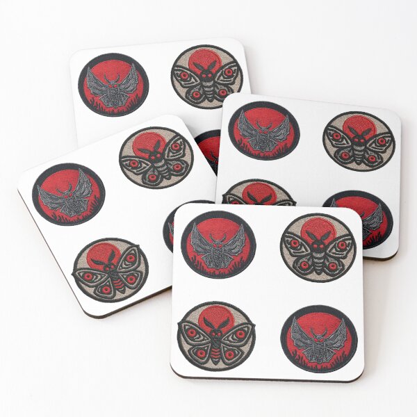 Item preview, Mini Mothman merit badges sticker pack designed and sold by MendaciousMina.