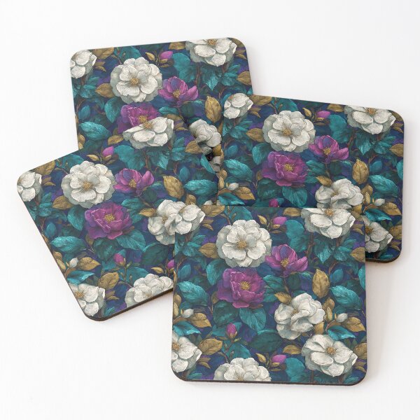Item preview, Soft Gardenias Floral  - Flower Garden Pattern  - Bridesmaid Gifts designed and sold by RoyalStarsPatts.