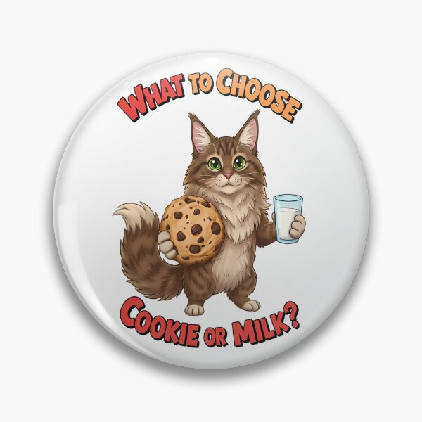 Item preview, Maine Coon Cat Cookie Lover Design designed and sold by Art-Arcade6.